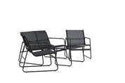 Venture Home Scopello Loungegrupp Utomhus, Svart - Azalea Home