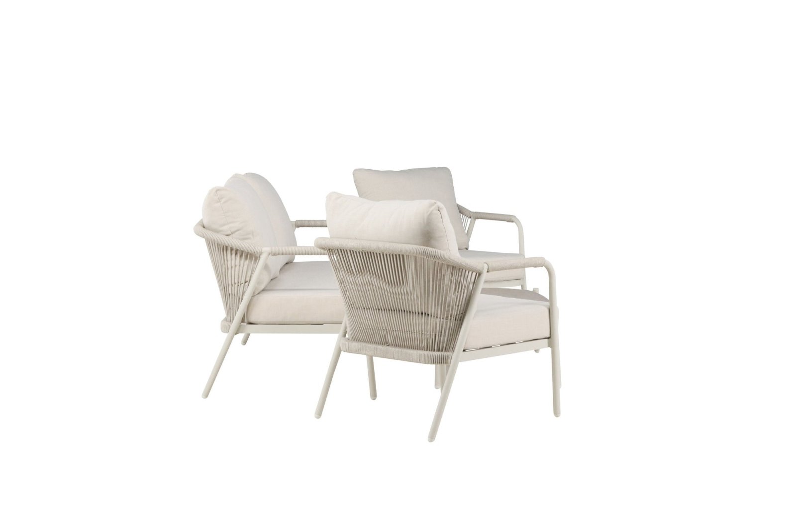 Venture Home Sicily Loungegrupp Utomhus, Beige - Azalea Home