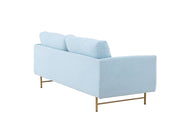 Venture Home Sky 3 - sits soffa, Blå - Azalea Home