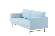 Venture Home Sky 3 - sits soffa, Blå - Azalea Home
