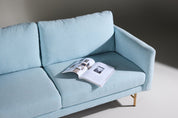 Venture Home Sky 3 - sits soffa, Blå - Azalea Home