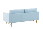 Venture Home Sky 3 - sits soffa, Blå - Azalea Home