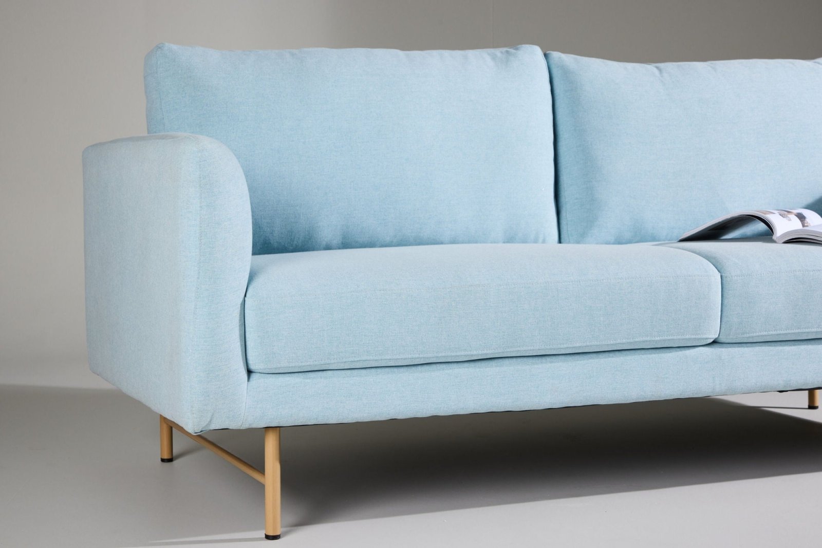 Venture Home Sky 3 - sits soffa, Blå - Azalea Home