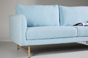 Venture Home Sky 3 - sits soffa, Blå - Azalea Home