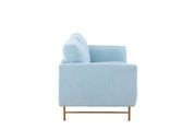 Venture Home Sky 3 - sits soffa, Blå - Azalea Home