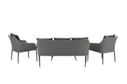 Venture Home Spoga Soffgrupp, Svart - Azalea Home