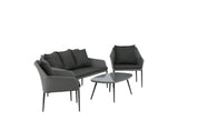 Venture Home Spoga Soffgrupp, Svart - Azalea Home