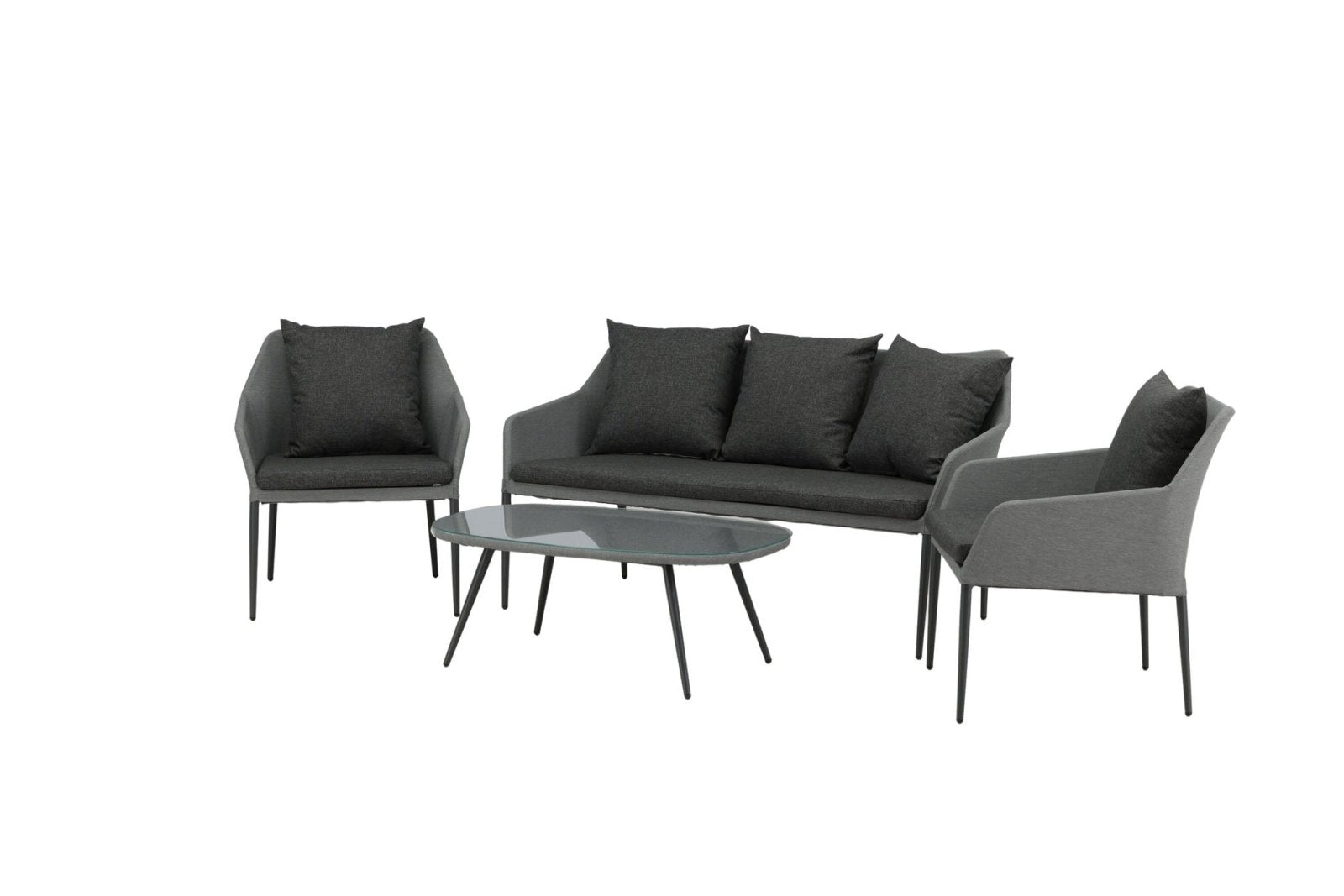 Venture Home Spoga Soffgrupp, Svart - Azalea Home