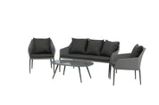 Venture Home Spoga Soffgrupp, Svart - Azalea Home
