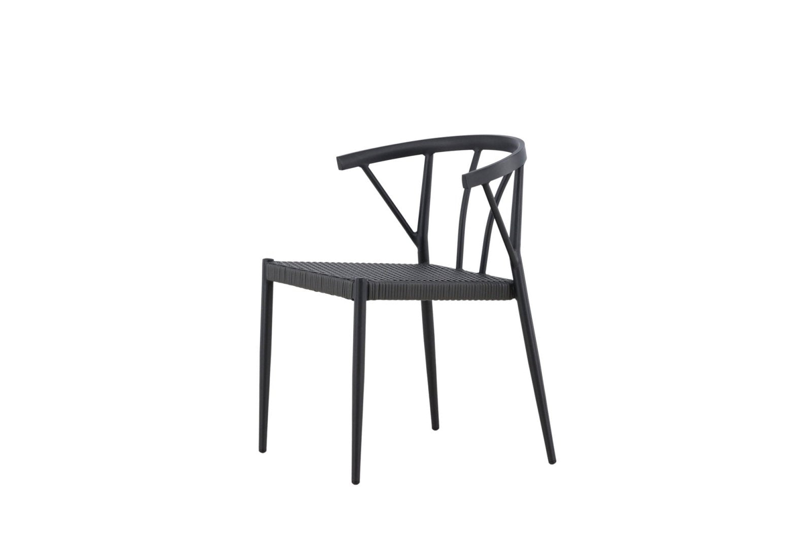 Venture Home Stina Trädgårdsstol 6 - Pack, Svart - Azalea Home