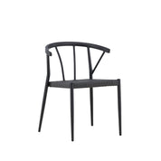 Venture Home Stina Trädgårdsstol 6 - Pack, Svart - Azalea Home
