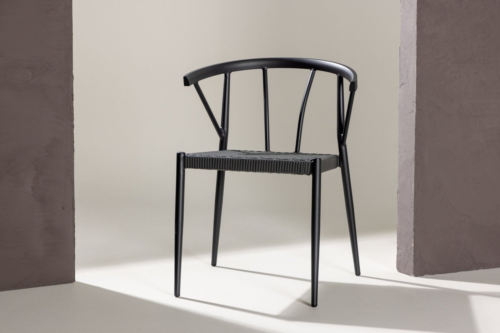 Venture Home Stina Trädgårdsstol 6 - Pack, Svart - Azalea Home