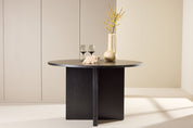 Venture Home Strada Matbord ø120, Svart - Azalea Home