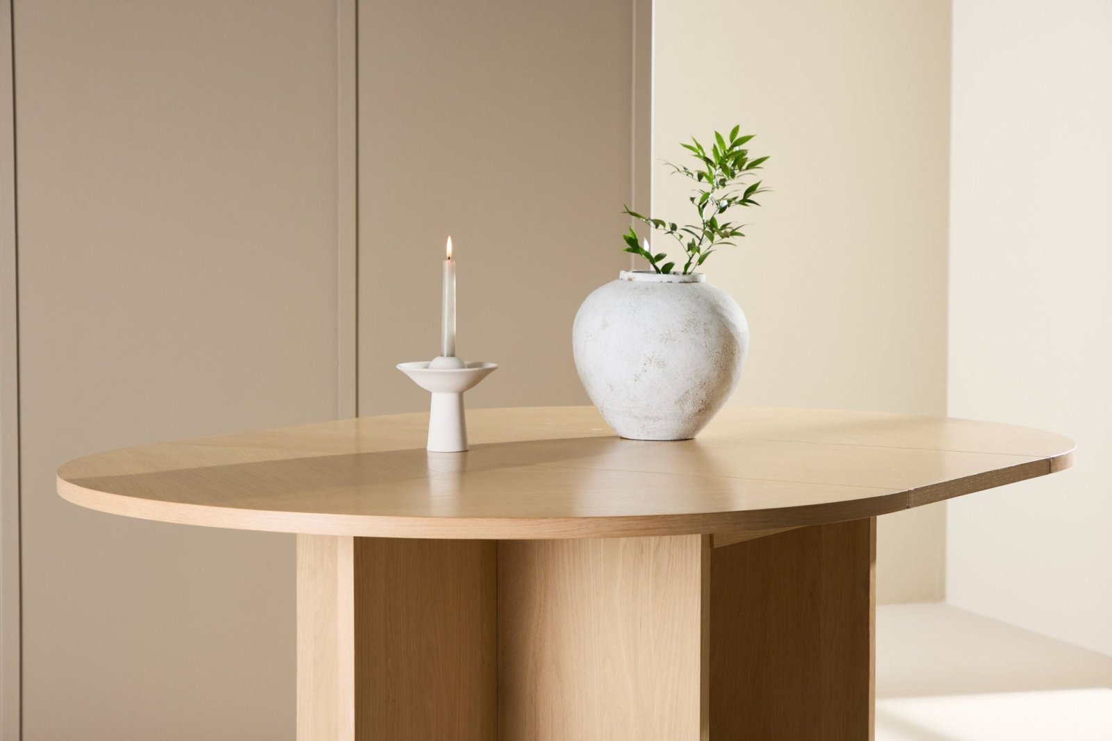 Venture Home Strada Matbord ø120, Vitputsad - Azalea Home