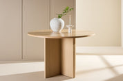 Venture Home Strada Matbord ø120, Vitputsad - Azalea Home