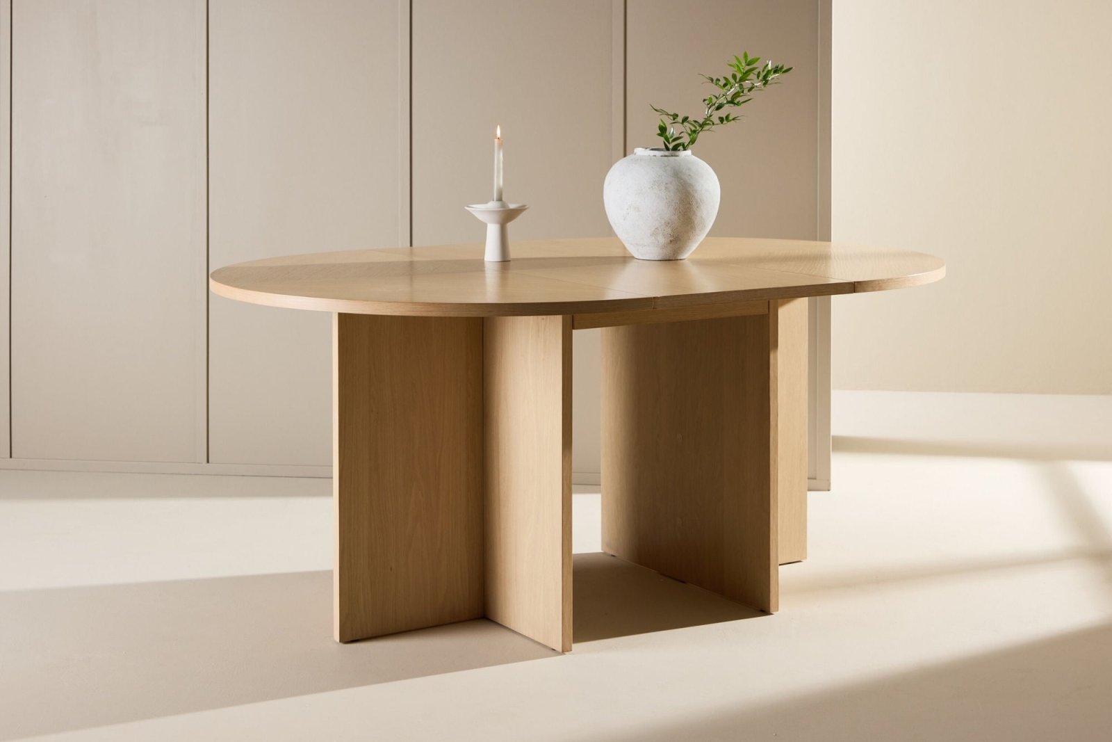 Venture Home Strada Matbord ø120, Vitputsad - Azalea Home