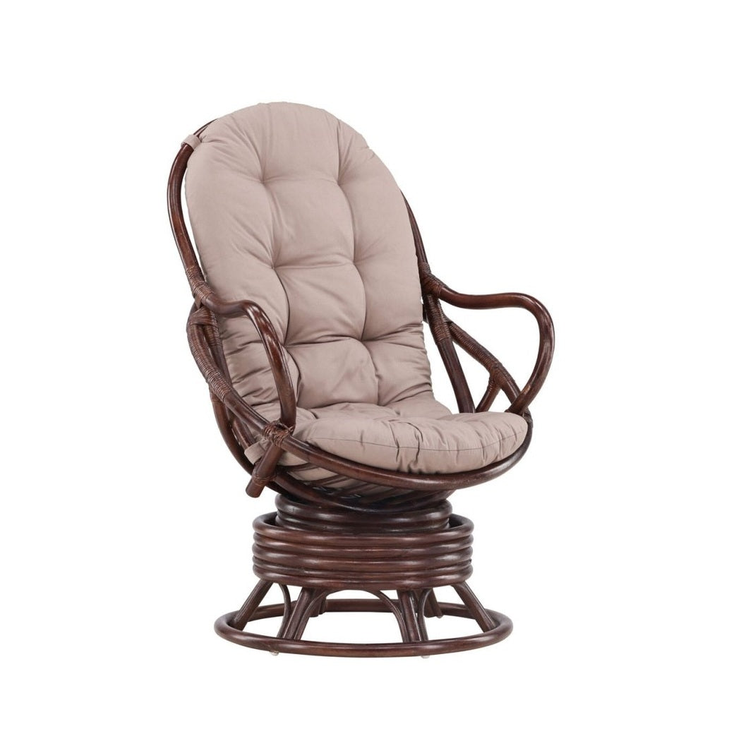Venture Home Swing Loungestol, Mörk valnöt - Azalea Home