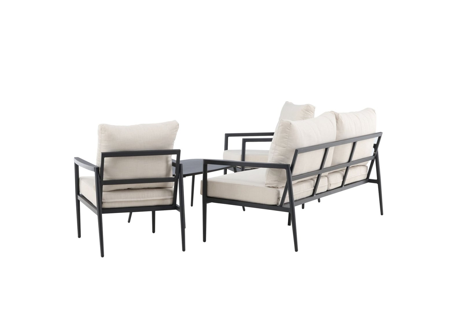 Venture Home Taromina Loungegrupp Utomhus, Svart - Azalea Home