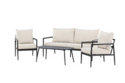Venture Home Taromina Loungegrupp Utomhus, Svart - Azalea Home