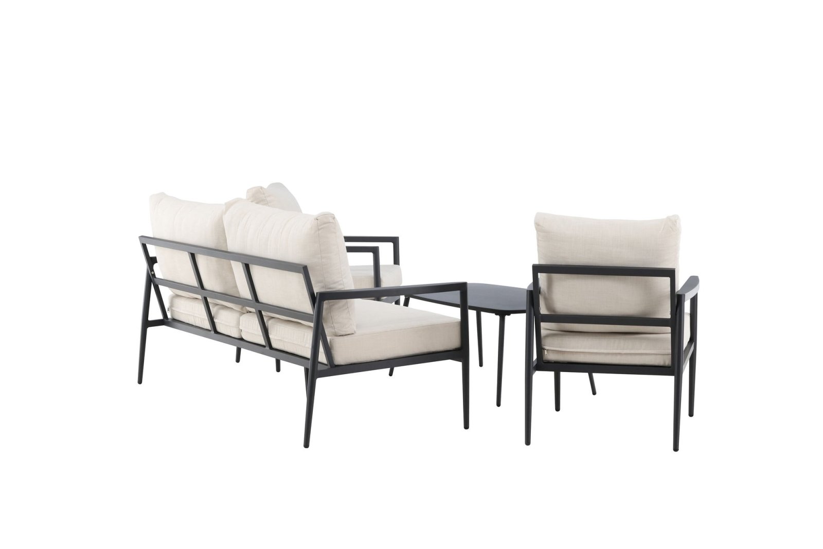 Venture Home Taromina Loungegrupp Utomhus, Svart - Azalea Home