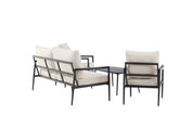 Venture Home Taromina Loungegrupp Utomhus, Svart - Azalea Home