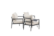 Venture Home Taromina Loungegrupp Utomhus, Svart - Azalea Home