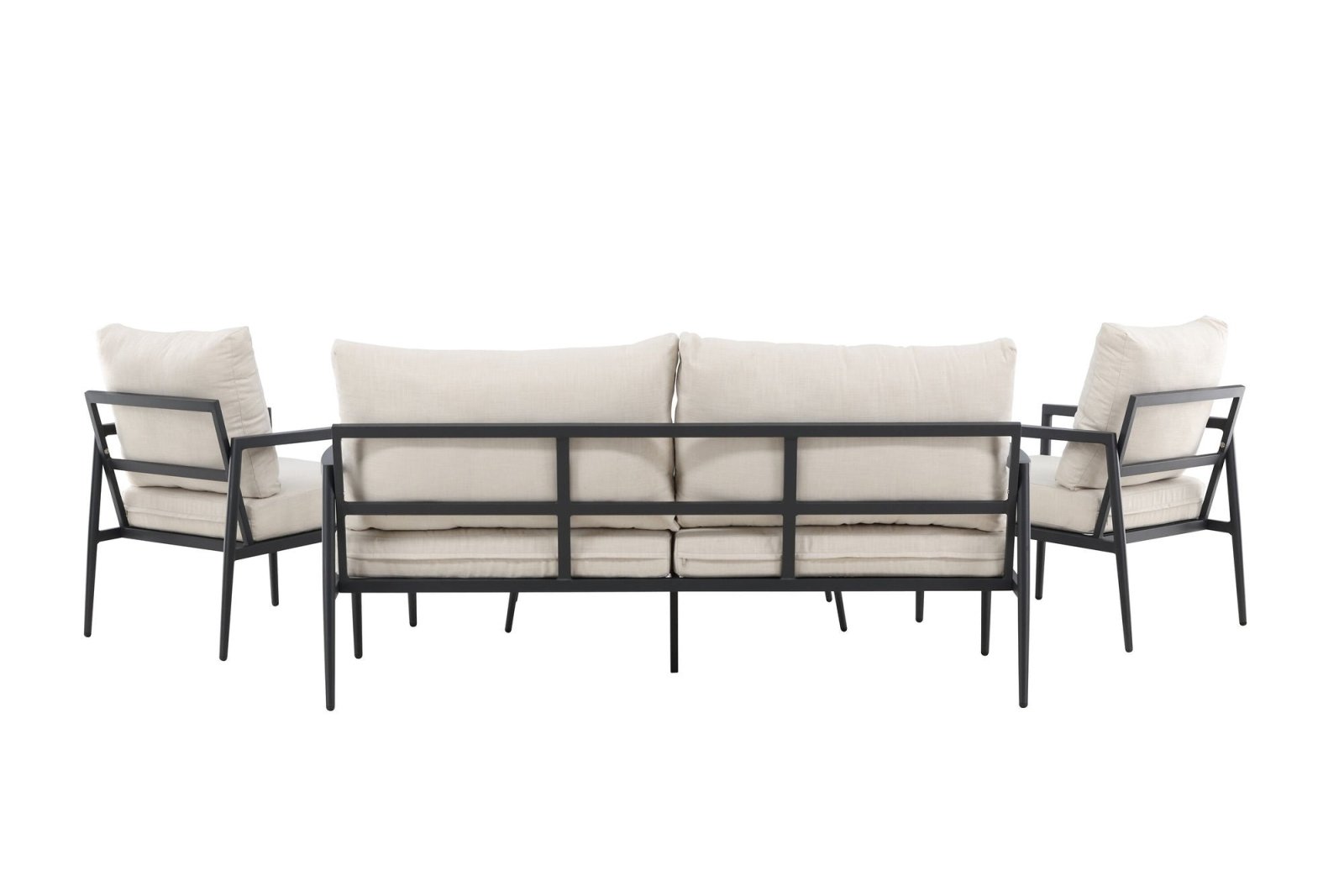Venture Home Taromina Loungegrupp Utomhus, Svart - Azalea Home