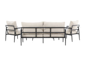 Venture Home Taromina Loungegrupp Utomhus, Svart - Azalea Home
