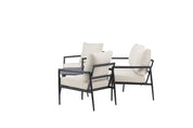 Venture Home Taromina Loungegrupp Utomhus, Svart - Azalea Home