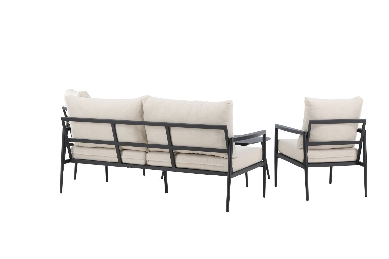 Venture Home Taromina Loungegrupp Utomhus, Svart - Azalea Home