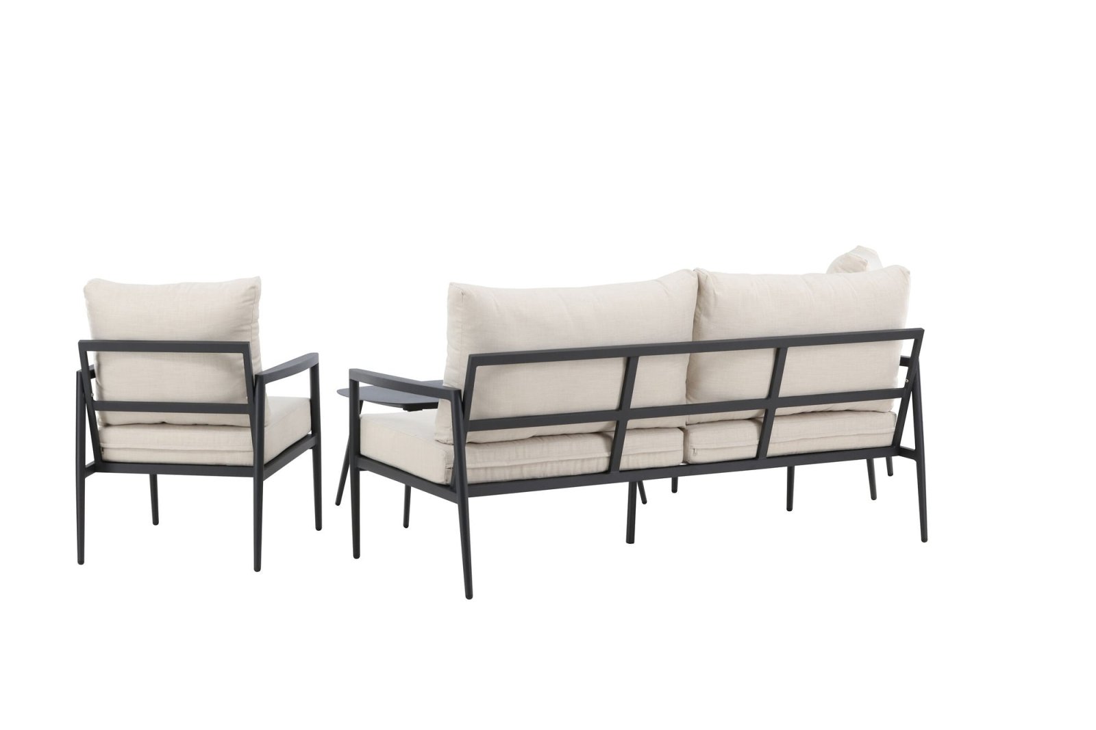 Venture Home Taromina Loungegrupp Utomhus, Svart - Azalea Home