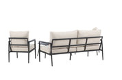 Venture Home Taromina Loungegrupp Utomhus, Svart - Azalea Home
