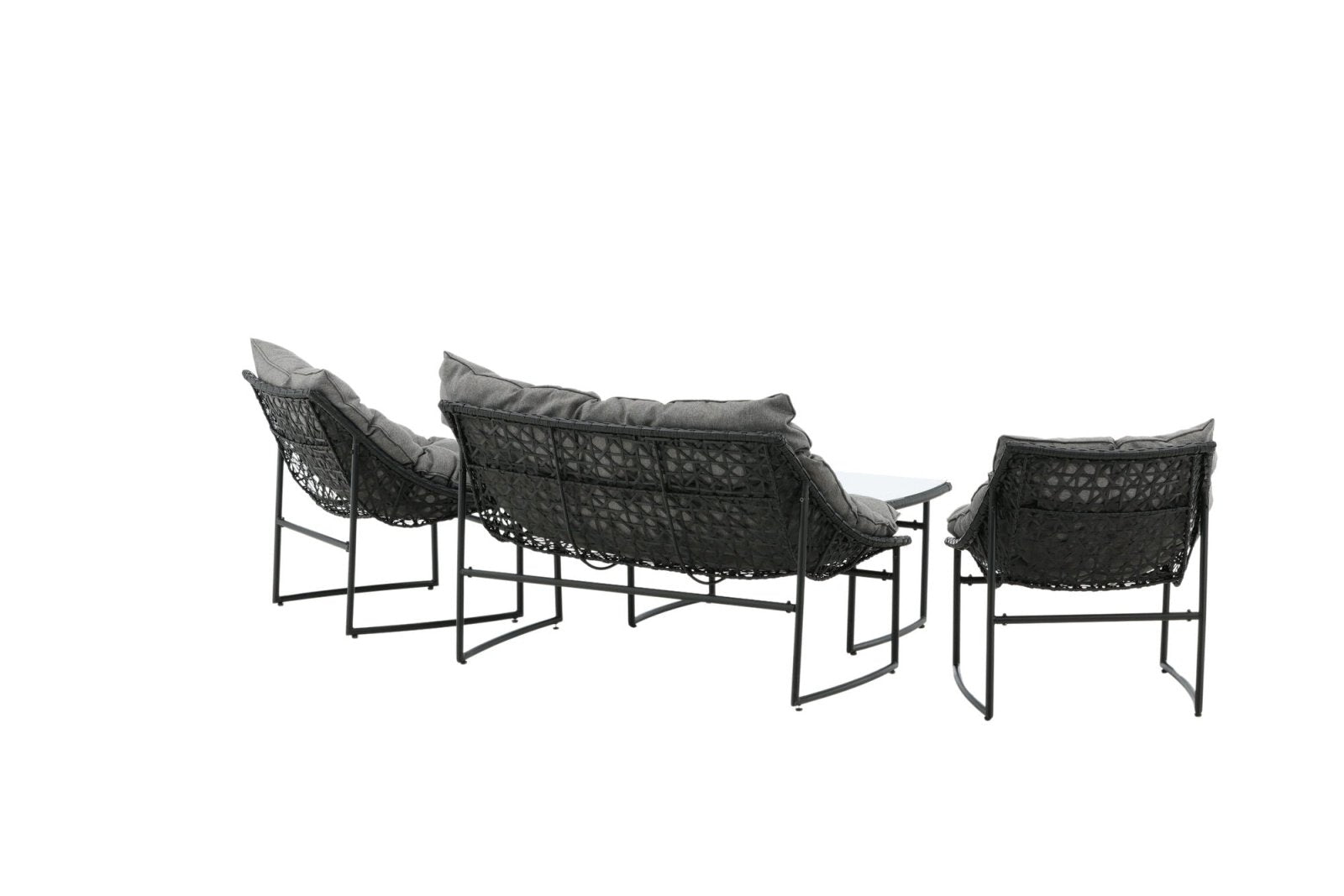 Venture Home Tina Soffgrupp, Svart - Azalea Home
