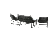 Venture Home Tina Soffgrupp, Svart - Azalea Home