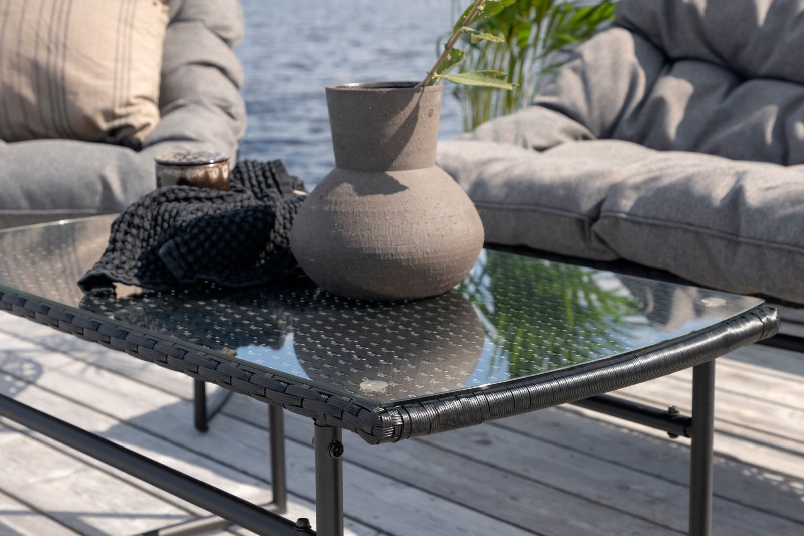 Venture Home Tina Soffgrupp, Svart - Azalea Home
