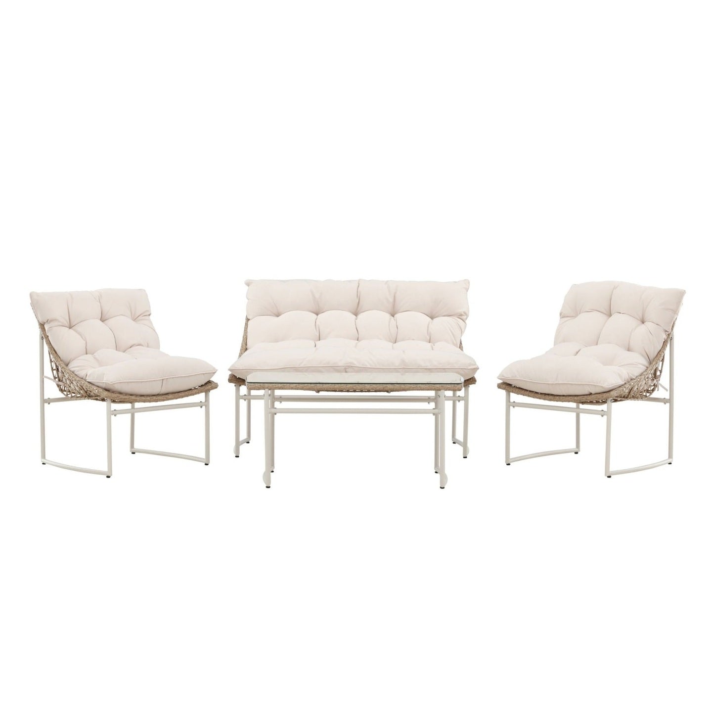 Venture Home Tina Soffgrupp utomhus, Beige - Azalea Home