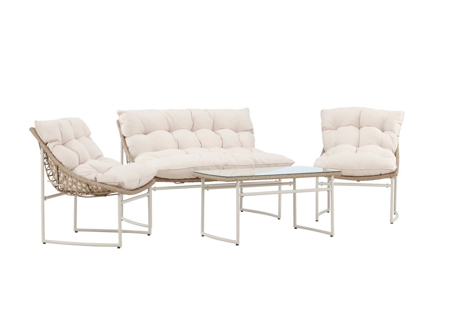 Venture Home Tina Soffgrupp utomhus, Beige - Azalea Home
