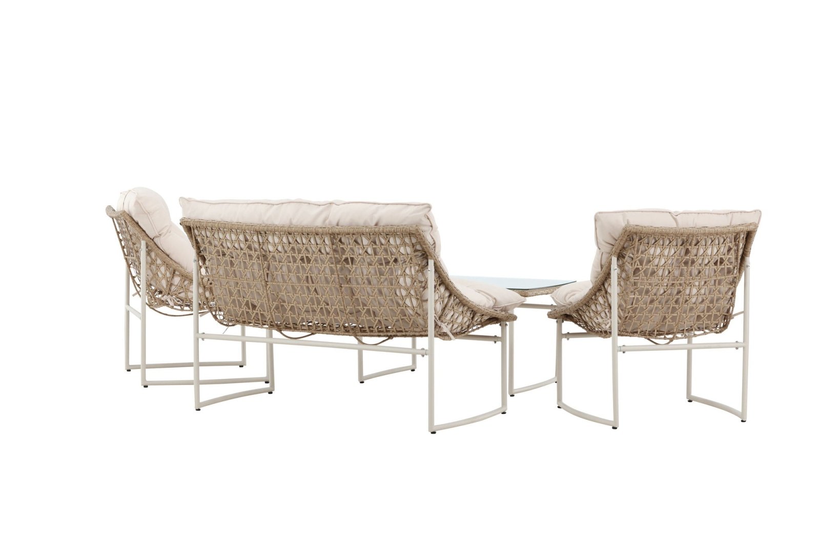 Venture Home Tina Soffgrupp utomhus, Beige - Azalea Home