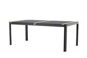 Venture Home Togo Utebord 100 x 200, Svart - Azalea Home