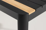 Venture Home Togo Utebord 100 x 200, Svart - Azalea Home
