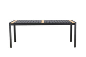 Venture Home Togo Utebord 100 x 200, Svart - Azalea Home