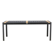 Venture Home Togo Utebord 100 x 200, Svart - Azalea Home