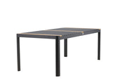 Venture Home Togo Utebord 100 x 200, Svart - Azalea Home