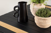 Venture Home Togo Utebord 100 x 200, Svart - Azalea Home