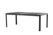 Venture Home Togo Utebord 100 x 200, Svart - Azalea Home