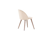 Venture Home Velvet Matstol 2 - Pack, Beige - Azalea Home