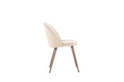 Venture Home Velvet Matstol 2 - Pack, Beige - Azalea Home