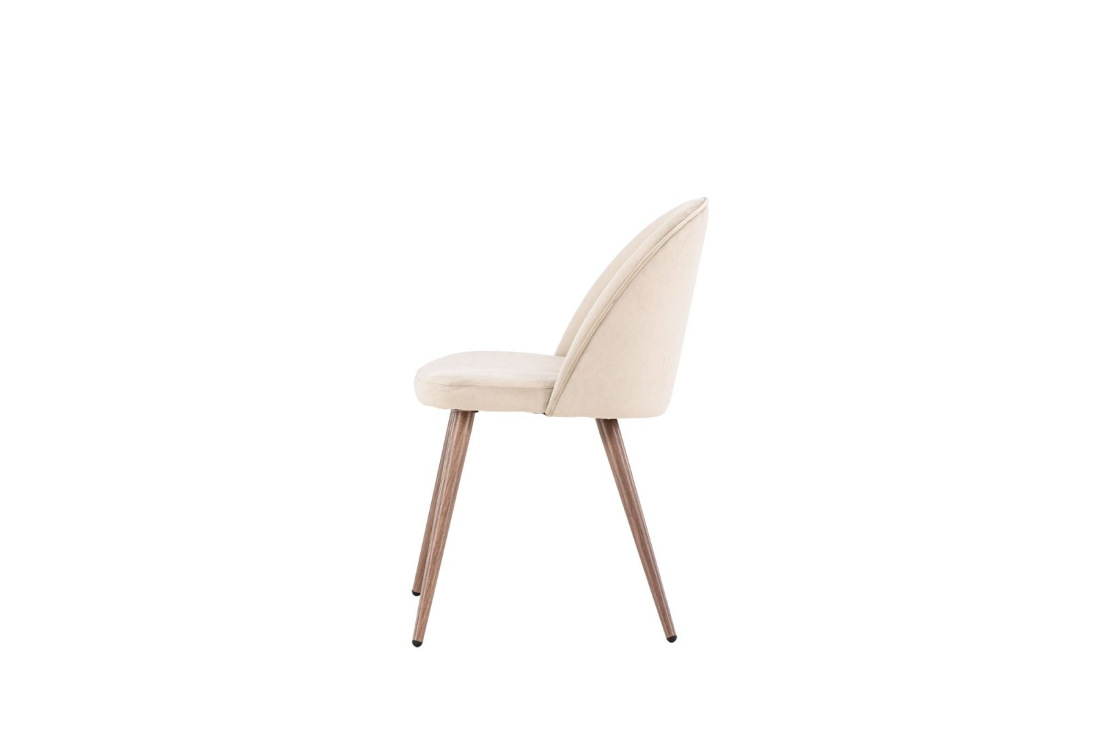 Venture Home Velvet Matstol 2 - Pack, Beige - Azalea Home