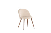 Venture Home Velvet Matstol 2 - Pack, Beige - Azalea Home
