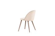 Venture Home Velvet Matstol 2 - Pack, Beige - Azalea Home